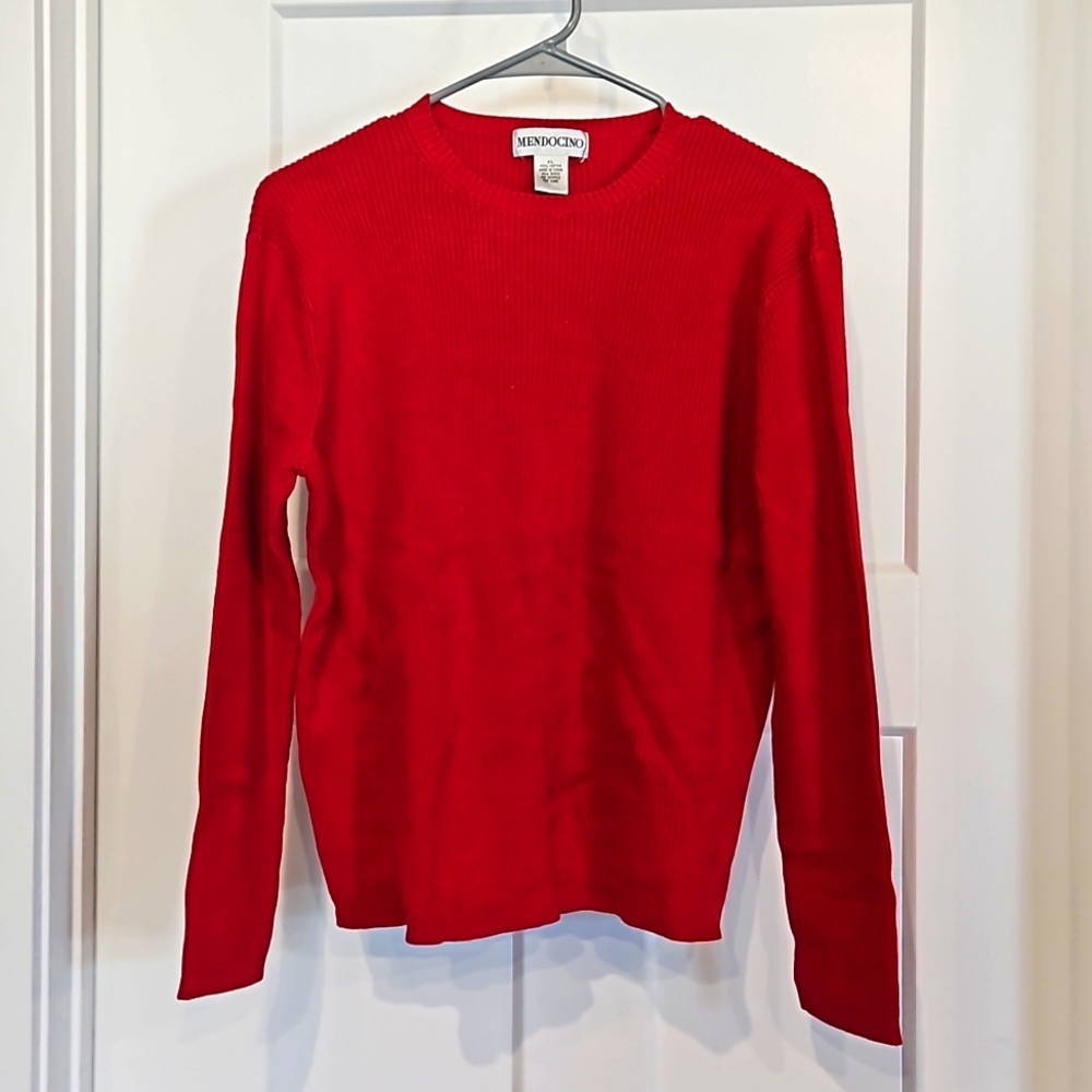Red Mendocino XL Sweater
